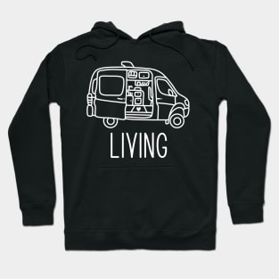 Minimalist sprinter van conversion Hoodie